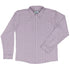Paw Print Mandala Lilac Long Sleeve Button Up Shirt front
