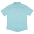 Paw Print Mandala Teal Button Up Shirt Back