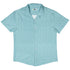 Paw Print Mandala Teal Button Up Shirt Hawaiian Front