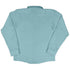 Paw Print Mandala Teal Long Sleeve Button Up Shirt back