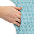 Paw Print Mandala Teal Sleeveless Dress Pocket