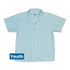 Paw Print Mandala Teal Youth Hawaiian Shirt Front