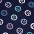 Paw Print Polka Dots Blue Long Sleeve Button Up Shirt pocket