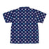 Paw Print Polka Dots Blue Youth Hawaiian Shirt Back