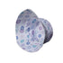 Paw Print Polka Dots White Bucket Hat Side View