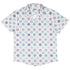 Paw Print Polka Dots White Button Up Shirt Hawaiian Front