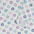 Paw Print Polka Dots White Long Sleeve Button Up Shirt sleeve close