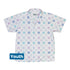 Paw Print Polka Dots White Youth Hawaiian Shirt Front