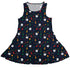 Pawn Party Blue Board Game Dress Geek Nerd board game print lx - C