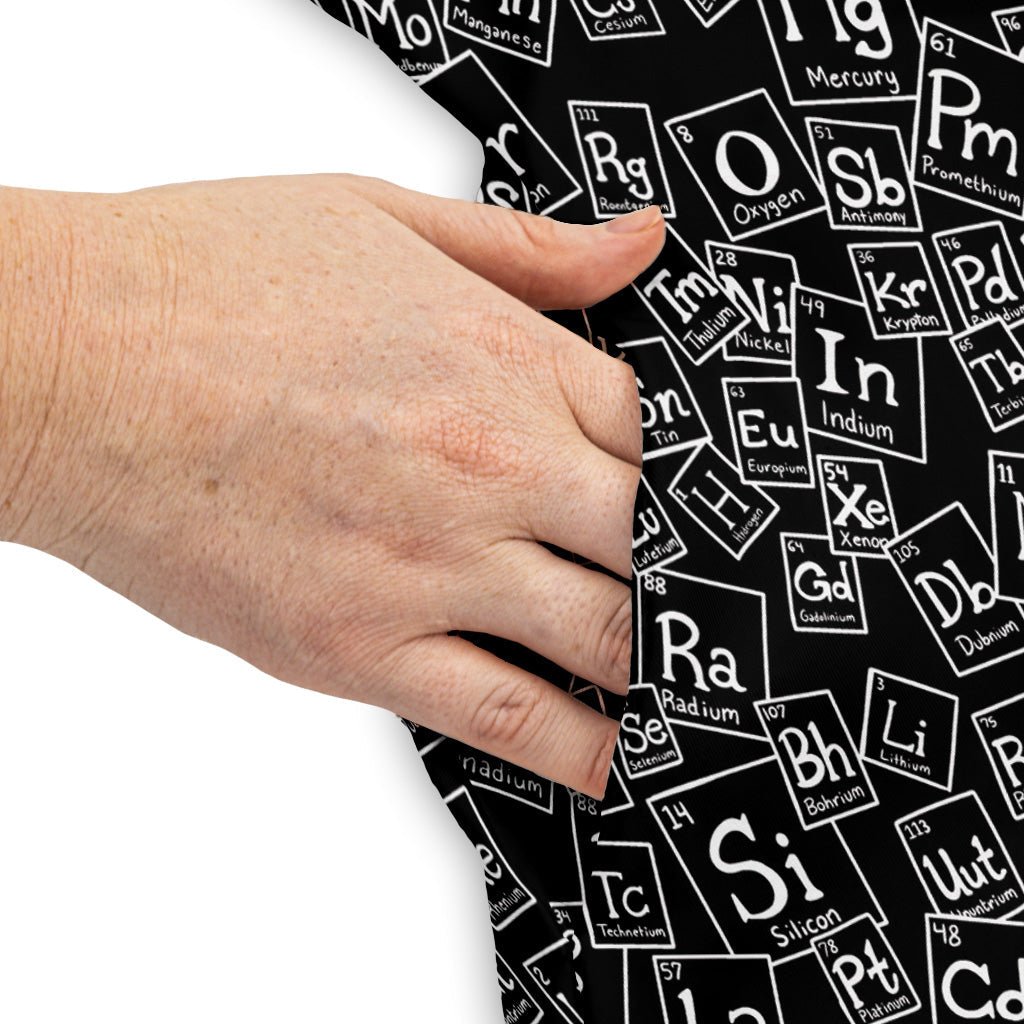 Periodic Table BW Dress Geek Nerd Design by Julie Kitzes lx - C q225