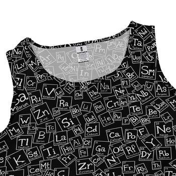 Periodic Table BW Dress Geek Nerd Design by Julie Kitzes lx - C q225