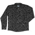 Periodic Table BW Long Sleeve Button Up Shirt Geek Nerd adult sizing Design by Julie Kitzes FLOW DESC WRITING