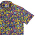 Periodic Table Blue Button Up Shirt Geek Nerd adult sizing Design by Julie Kitzes q225