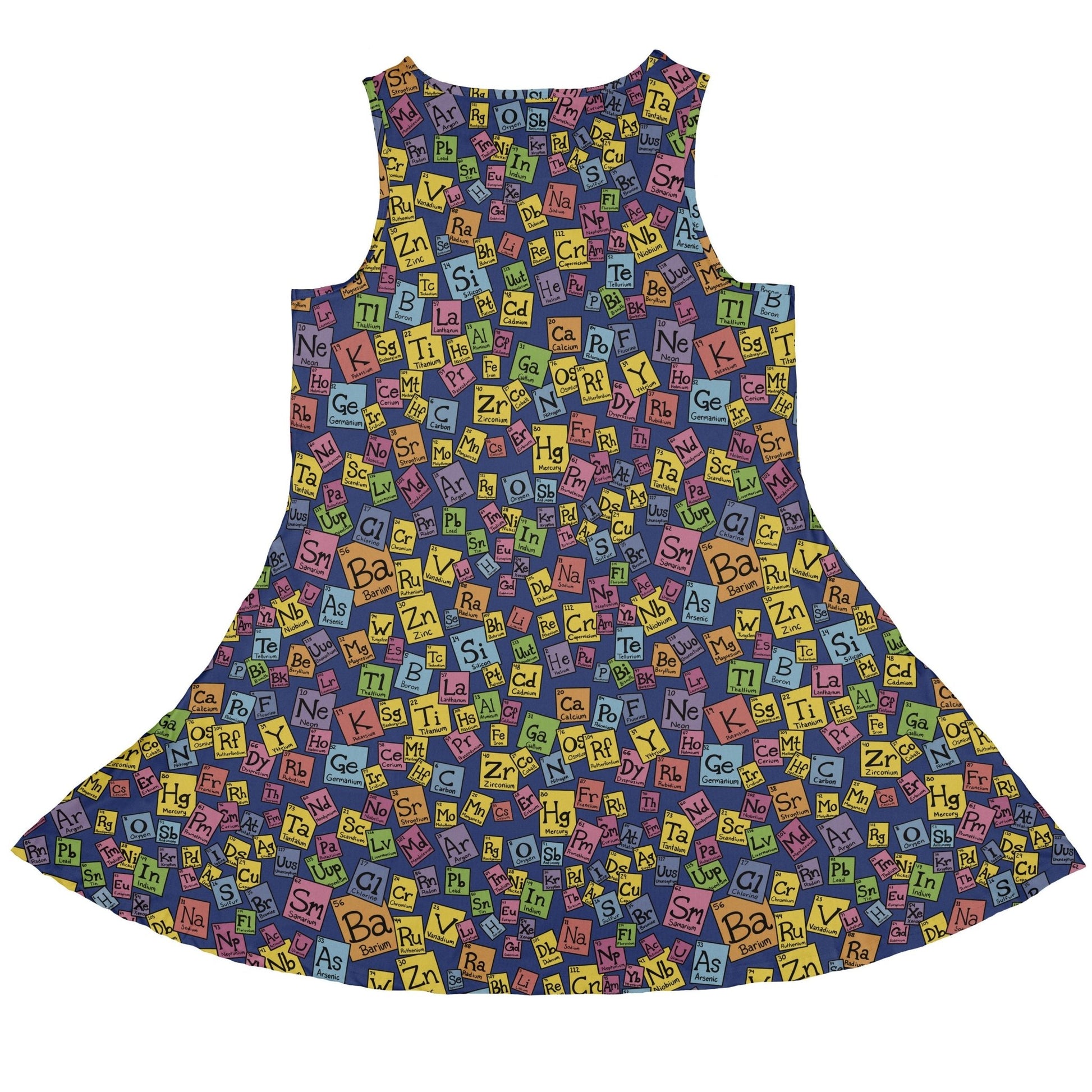 Periodic Table Blue Dress Geek Nerd Design by Julie Kitzes lx - C q225