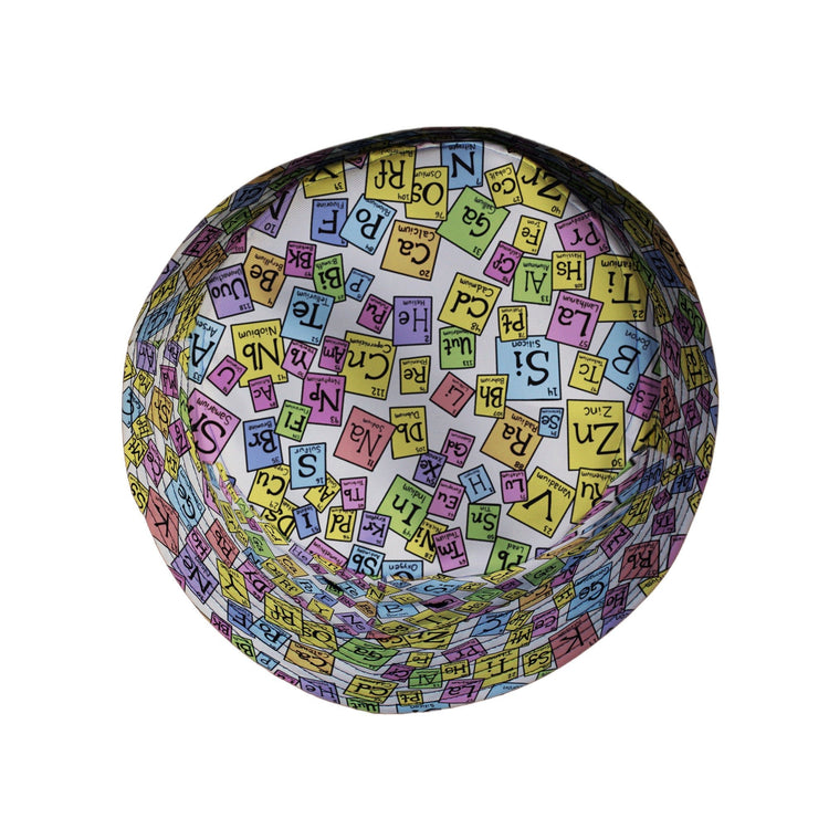 Periodic Table Tan Bucket Hat Geek Nerd Design by Julie Kitzes lx - B q225