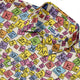 Periodic Table Tan Button Up Shirt Geek Nerd adult sizing Design by Julie Kitzes q225