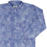 Periwinkle Batik Leaves Long Sleeve Button Up Shirt cover