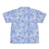 Periwinkle Batik Leaves Youth Hawaiian Shirt Back