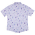 Periwinkle Rose Garden Button Up Shirt Back