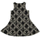 Phantom Flourish Dress Geek Nerd 0925 Botany Print Design by Episodic