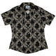 Phantom Flourish Curvy Button Up Shirt Geek Nerd 0925 All Adult Button Up Shirts Botany Print