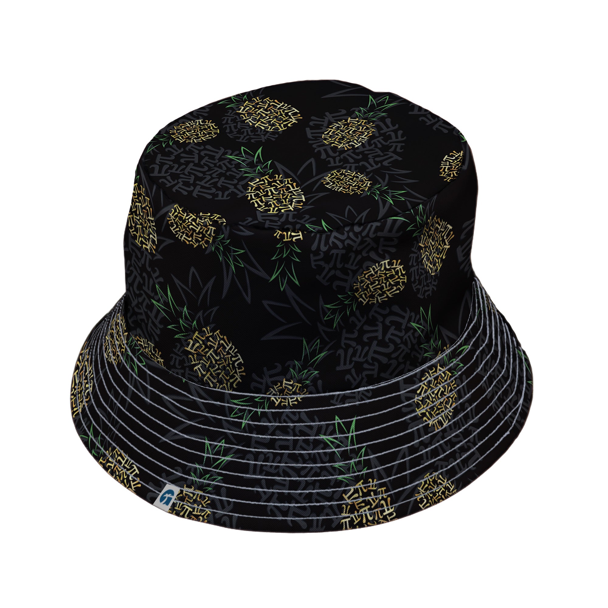 Pi Napple Black Bucket Hat 2