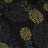 Pi Napple Black Button Up Shirt Pocket