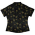 Pi Napple Black Curvy Button Up Shirt womens back