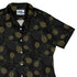 Pi Napple Black Curvy Button Up Shirt womens top right