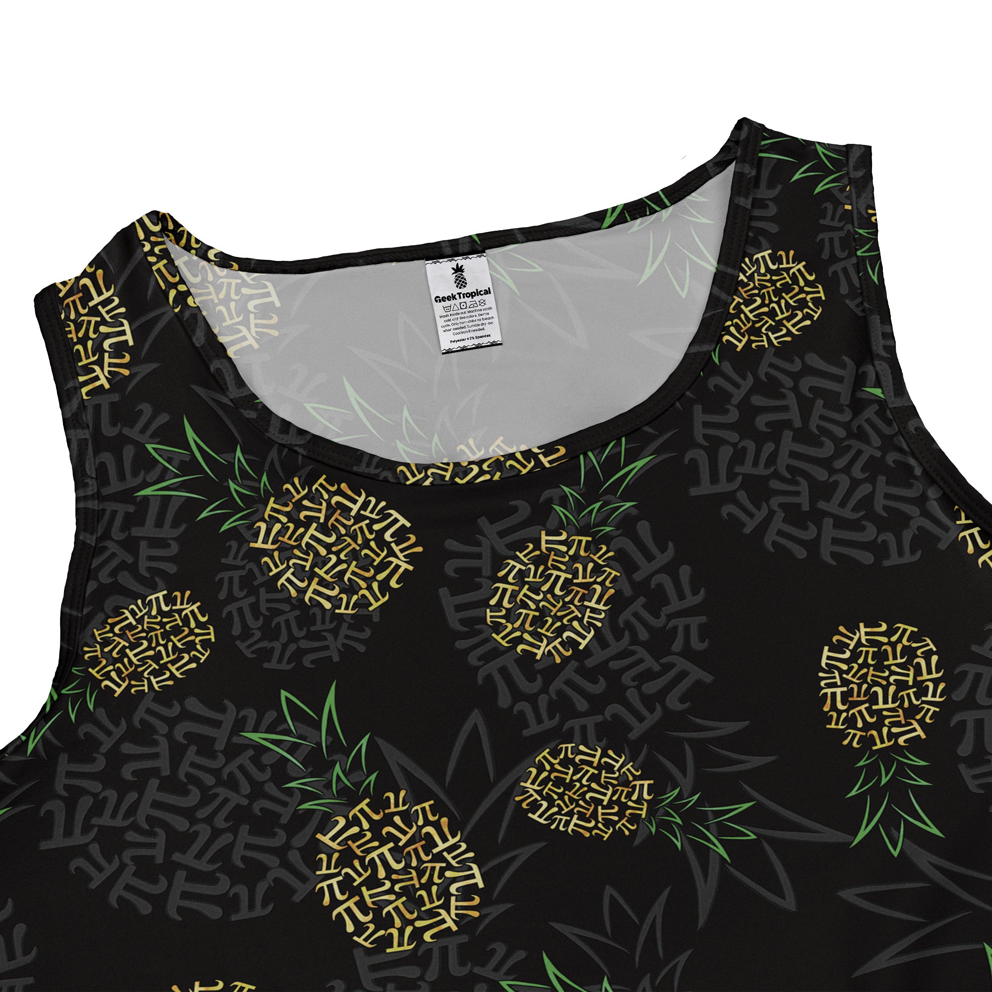 Pi Napple Black Sleeveless Dress 2