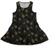 Pi Napple Black Sleeveless Dress front