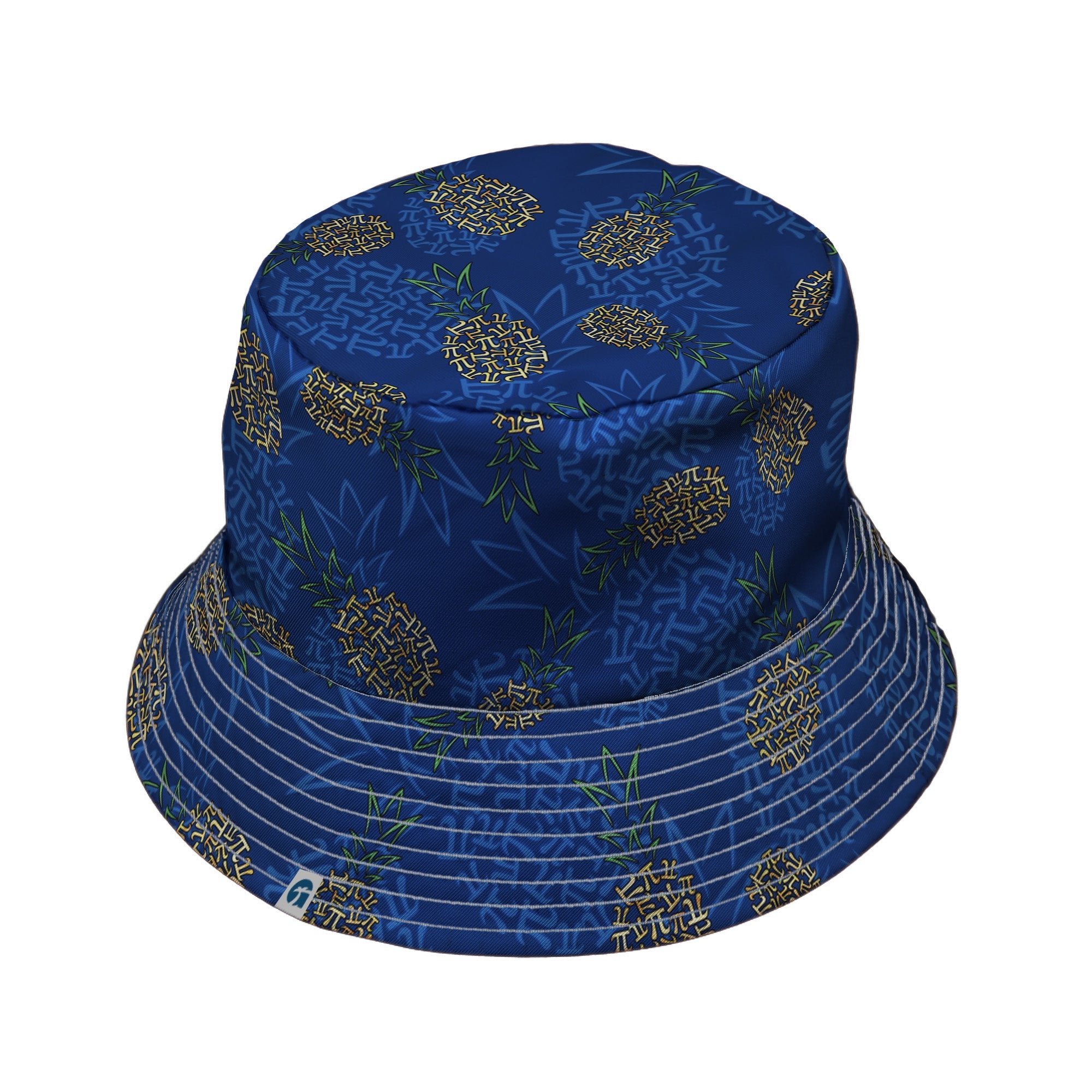Pi Napple Blue Bucket Hat 2