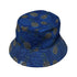 Pi Napple Blue Bucket Hat Gray Stitching