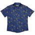 Pi Napple Blue Button Up Shirt Flat Front