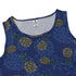 Pi Napple Blue Sleeveless Dress close front