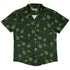 Pi Napple Green Button Up Shirt Hawaiian Front