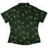 Pi Napple Green Curvy Button Up Shirt womens back