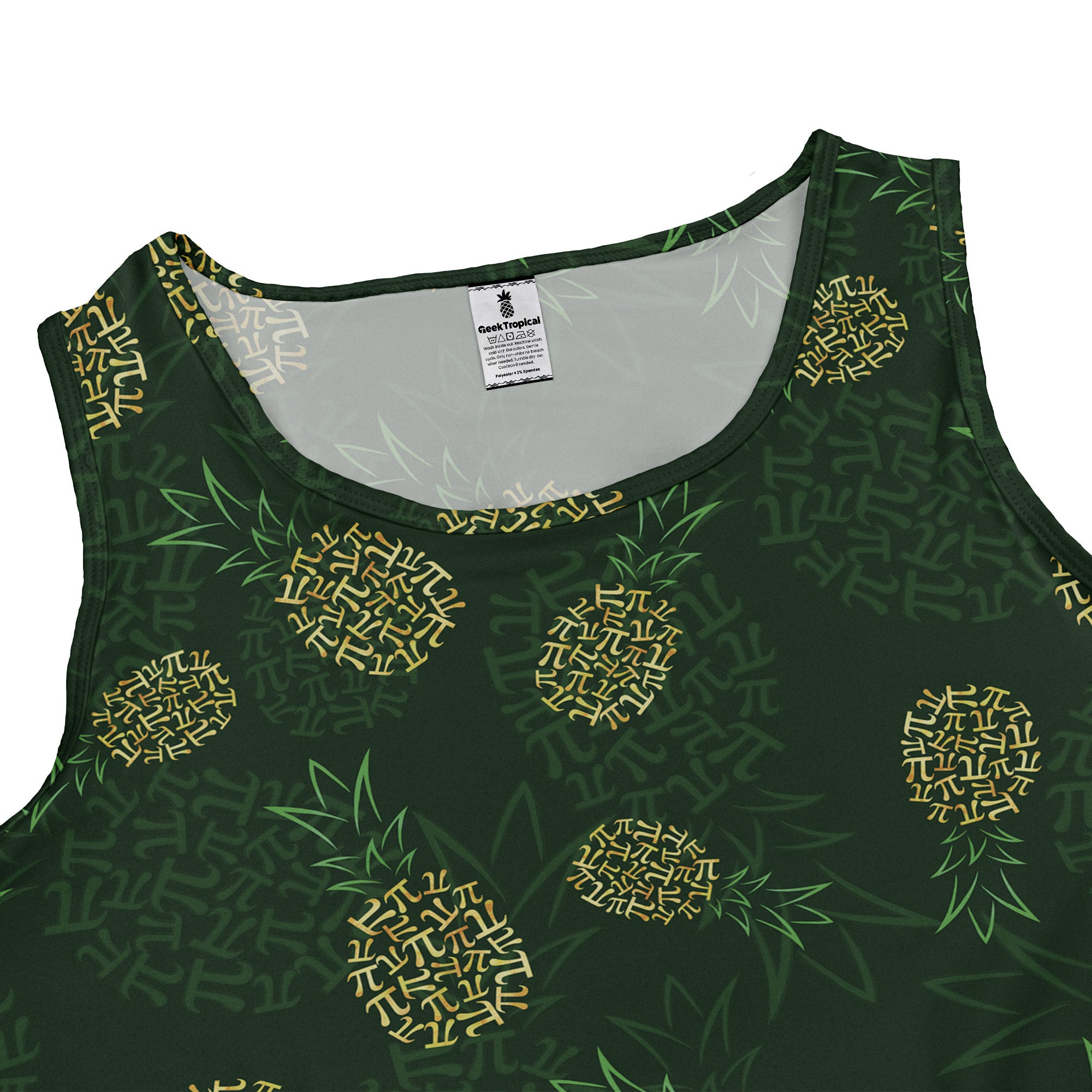 Pi Napple Green Sleeveless Dress 2