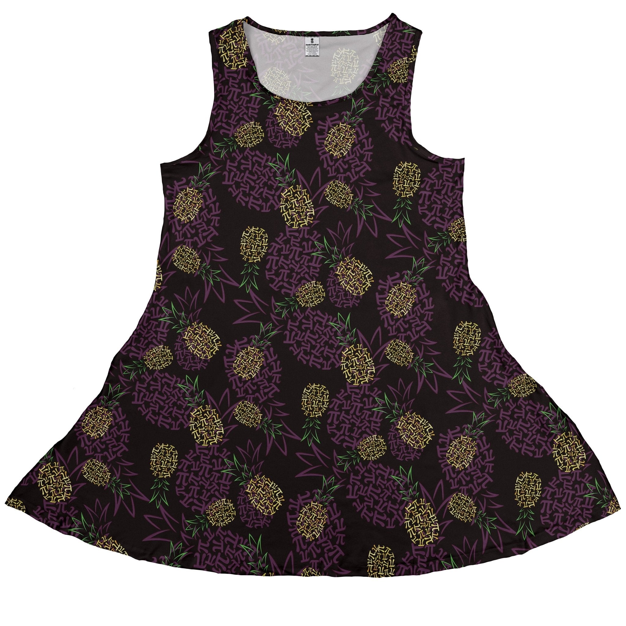 Pi Napple Midnight Sleeveless Dress 1