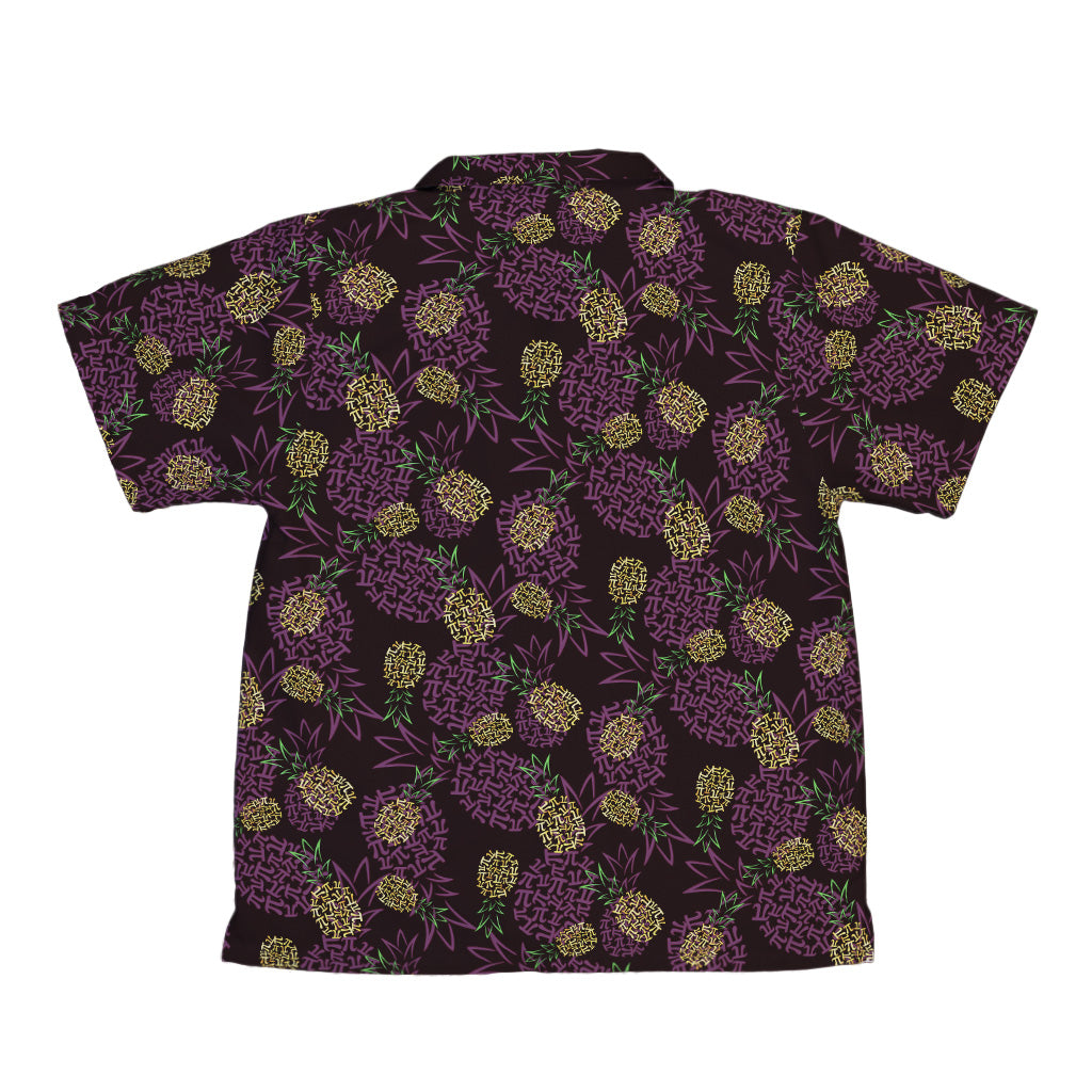 Pi Napple Midnight Youth Hawaiian Shirt Back