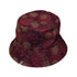 Pi Napple Red Bucket Hat Black Stitching
