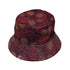 Pi Napple Red Bucket Hat Gray Stitching