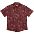 Pi Napple Red Button Up Shirt Flat Front
