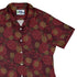 Pi Napple Red Curvy Button Up Shirt womens top right
