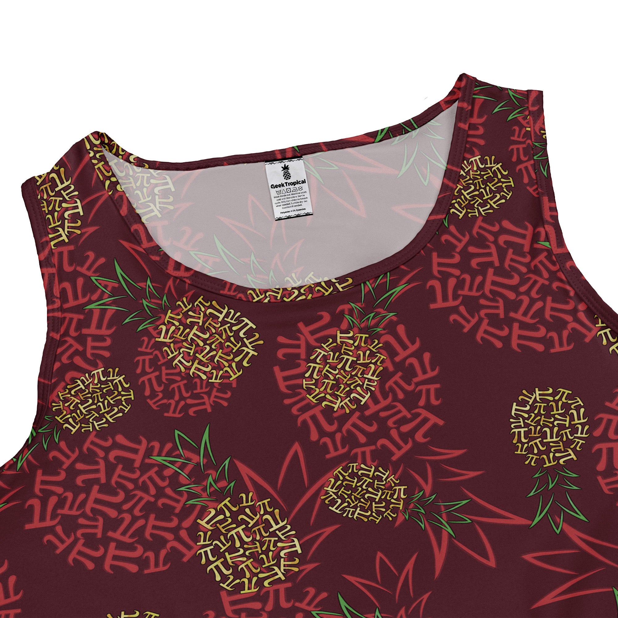 Pi Napple Red Sleeveless Dress 2