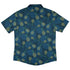 Pi Napple Teal Button Up Shirt Back