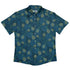 Pi Napple Teal Button Up Shirt Flat Front