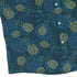 Pi Napple Teal Long Sleeve Button Up Shirt 3