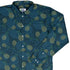 Pi Napple Teal Long Sleeve Button Up Shirt 1