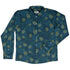 Pi Napple Teal Long Sleeve Button Up Shirt 5